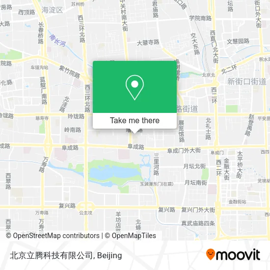 北京立腾科技有限公司 map