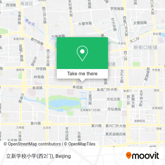 立新学校小学(西2门) map