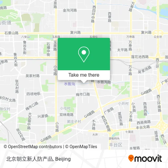 北京朝立新人防产品 map