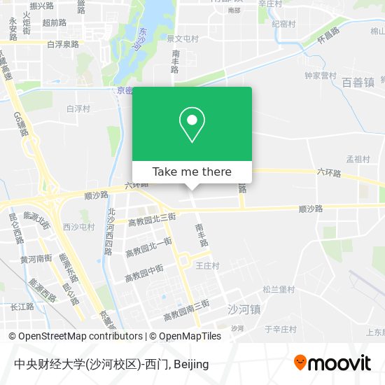 中央财经大学(沙河校区)-西门 map