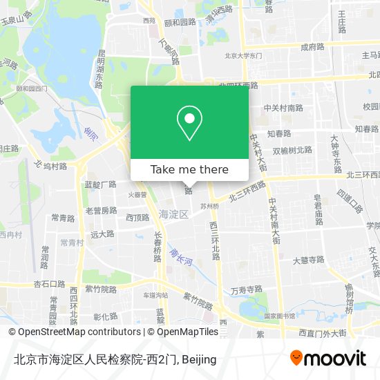 北京市海淀区人民检察院-西2门 map