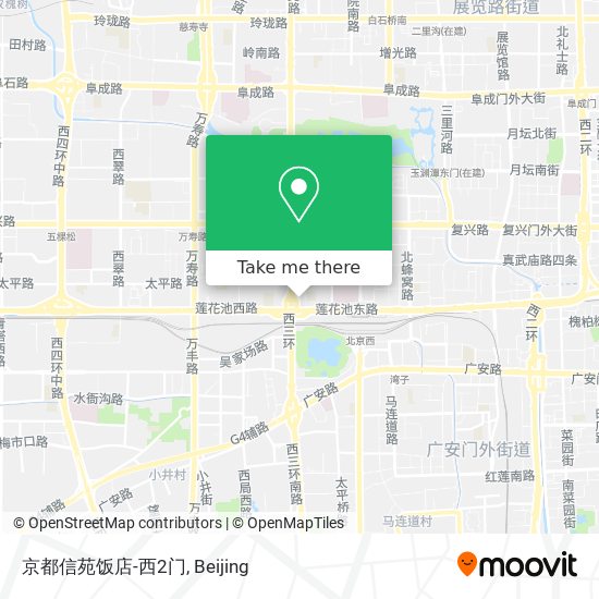 京都信苑饭店-西2门 map