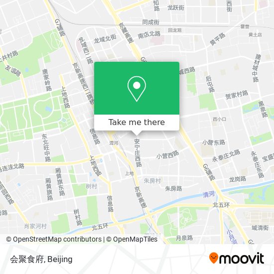 会聚食府 map