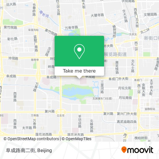 阜成路南二街 map