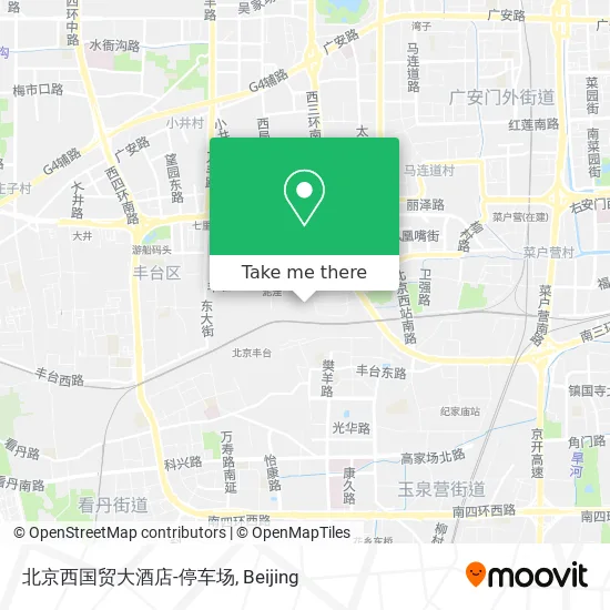 北京西国贸大酒店-停车场 map