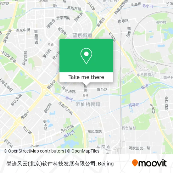 墨迹风云(北京)软件科技发展有限公司 map