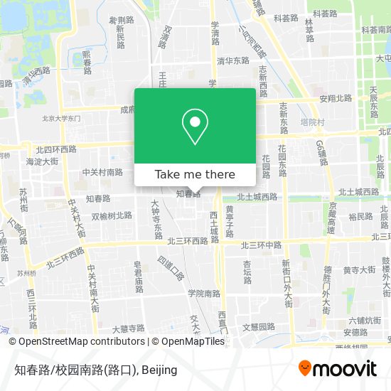 知春路/校园南路(路口) map