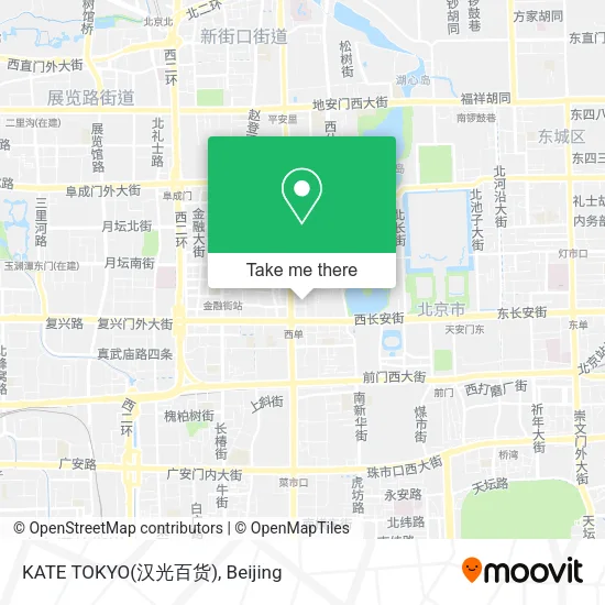 KATE TOKYO(汉光百货) map
