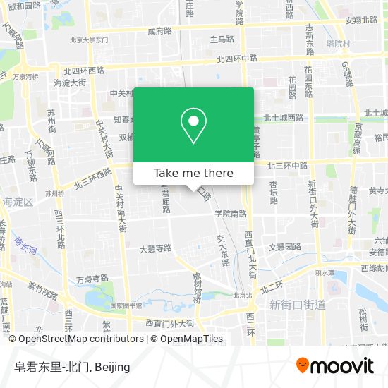 皂君东里-北门 map