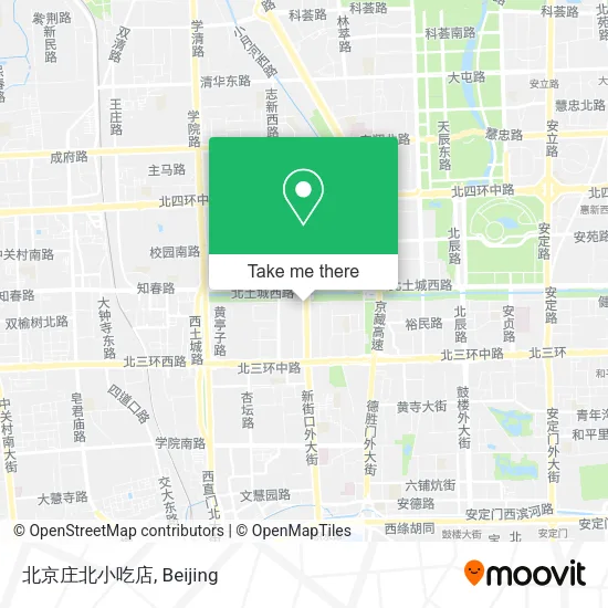 北京庄北小吃店 map