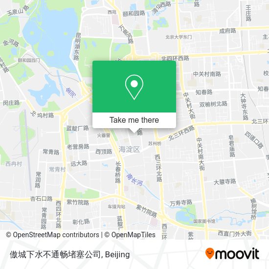 傲城下水不通畅堵塞公司 map