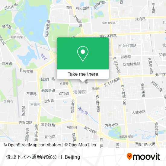 傲城下水不通畅堵塞公司 map