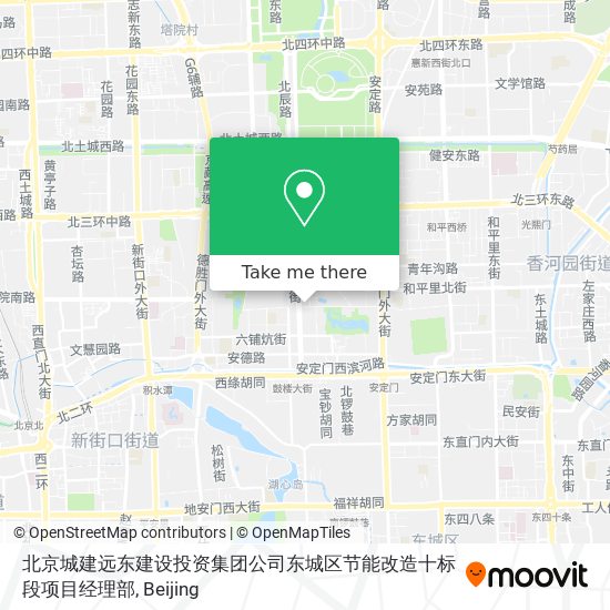北京城建远东建设投资集团公司东城区节能改造十标段项目经理部 map