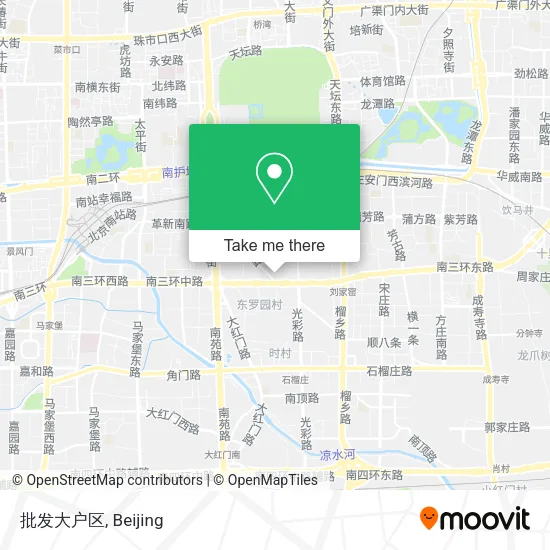 批发大户区 map