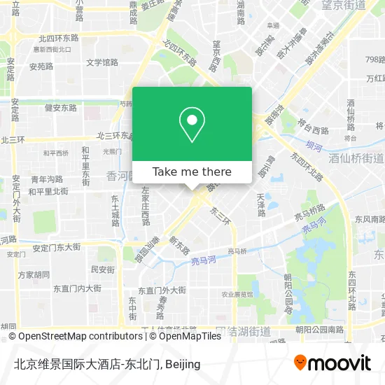 北京维景国际大酒店-东北门 map