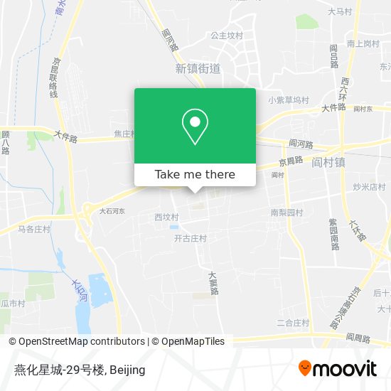 燕化星城-29号楼 map