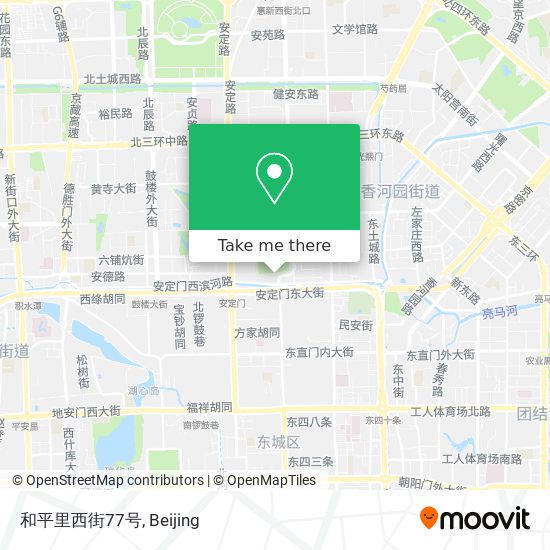 和平里西街77号 map