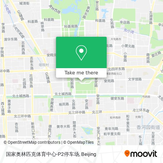 国家奥林匹克体育中心-P2停车场 map