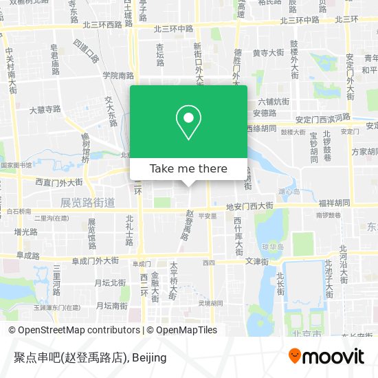 聚点串吧(赵登禹路店) map