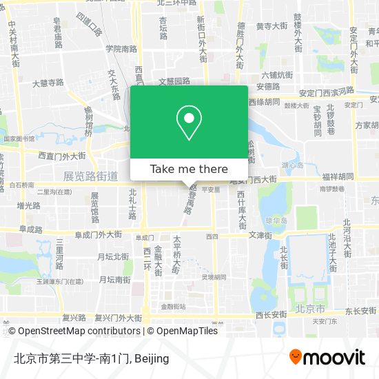 北京市第三中学-南1门 map