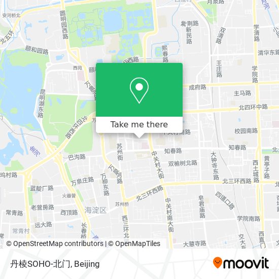丹棱SOHO-北门 map