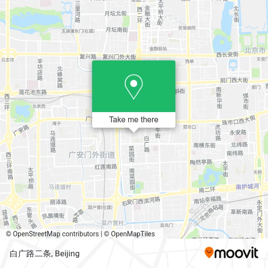 白广路二条 map