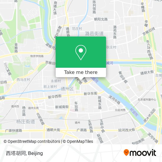 西塔胡同 map