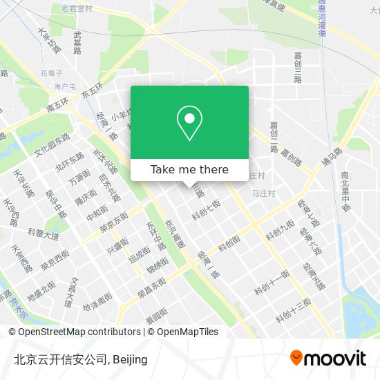 北京云开信安公司 map