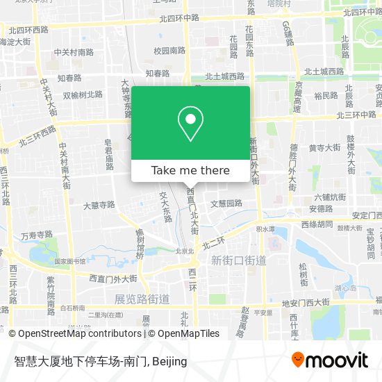 智慧大厦地下停车场-南门 map