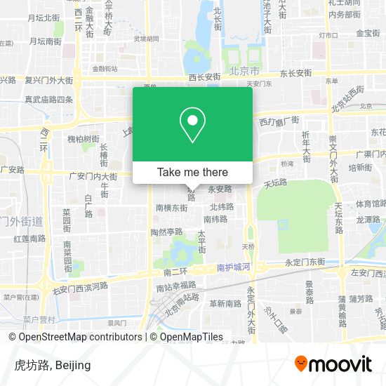 虎坊路 map