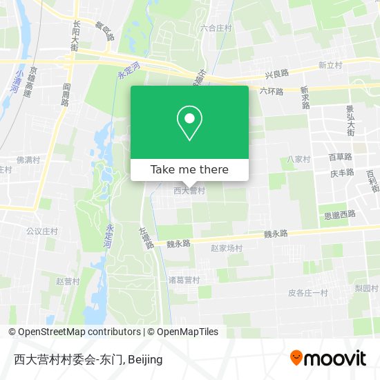西大营村村委会-东门 map
