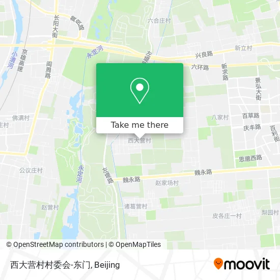 西大营村村委会-东门 map