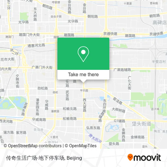 传奇生活广场-地下停车场 map