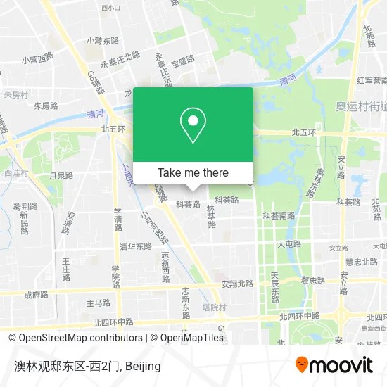 澳林观邸东区-西2门 map