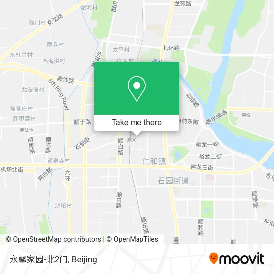 永馨家园-北2门 map