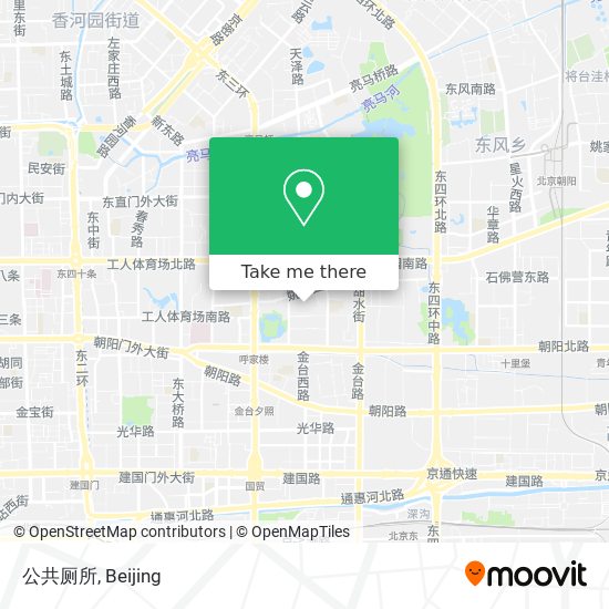 公共厕所 map
