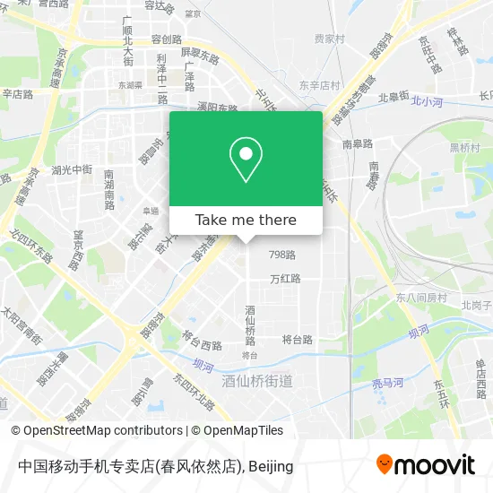 中国移动手机专卖店(春风依然店) map