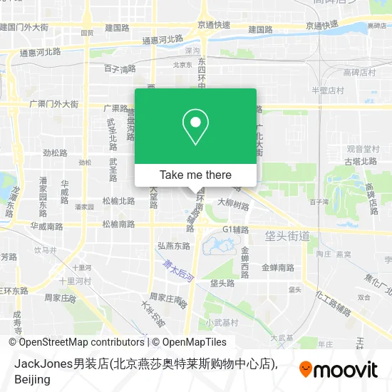 JackJones男装店(北京燕莎奥特莱斯购物中心店) map