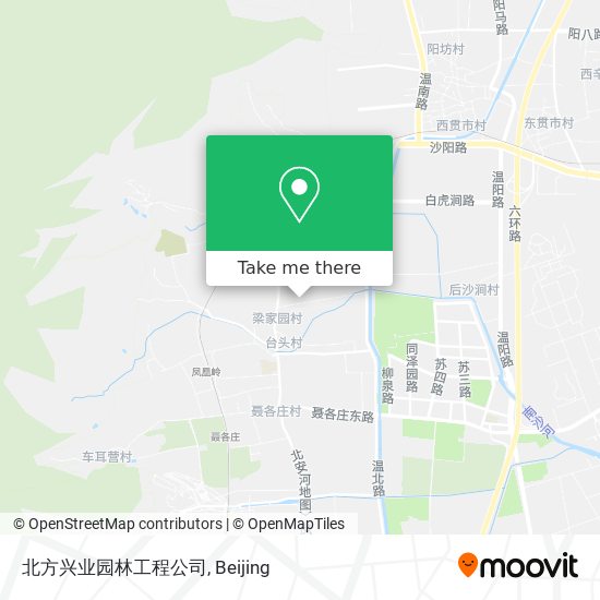 北方兴业园林工程公司 map