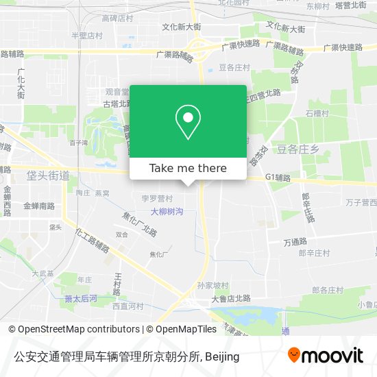 公安交通管理局车辆管理所京朝分所 map