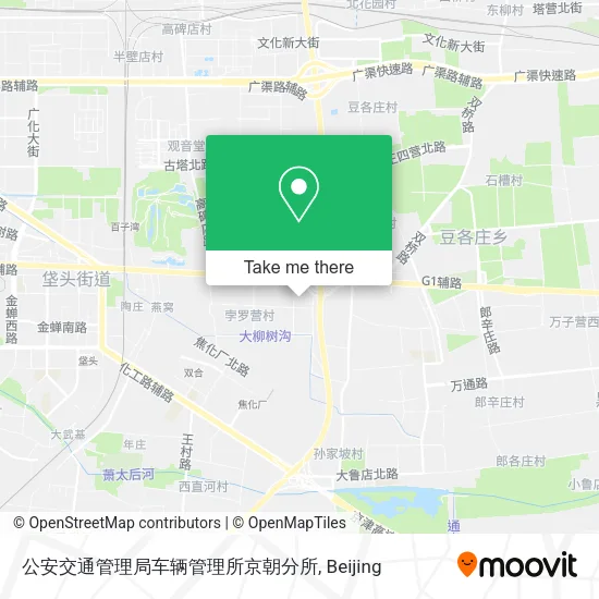 公安交通管理局车辆管理所京朝分所 map