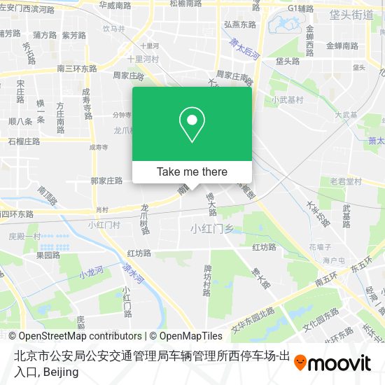北京市公安局公安交通管理局车辆管理所西停车场-出入口 map