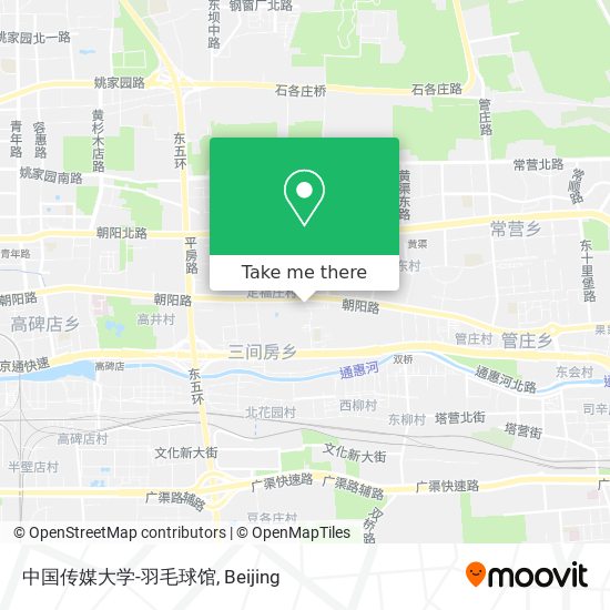 中国传媒大学-羽毛球馆 map