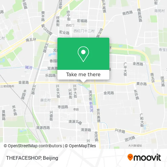 THEFACESHOP map