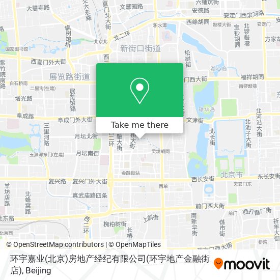 环宇嘉业(北京)房地产经纪有限公司(环宇地产金融街店) map