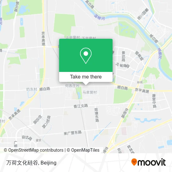 万荷文化硅谷 map