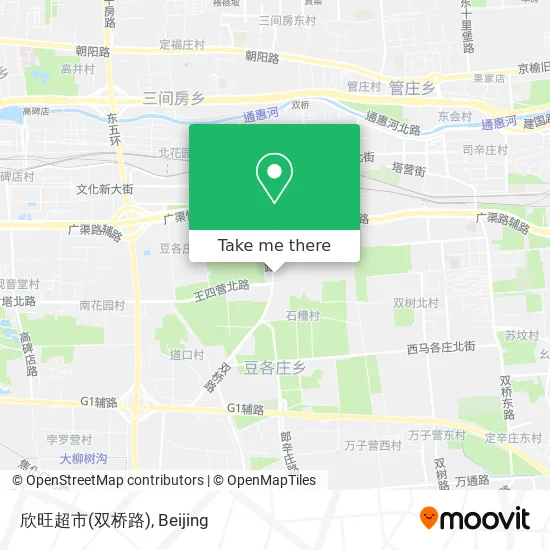 欣旺超市(双桥路) map