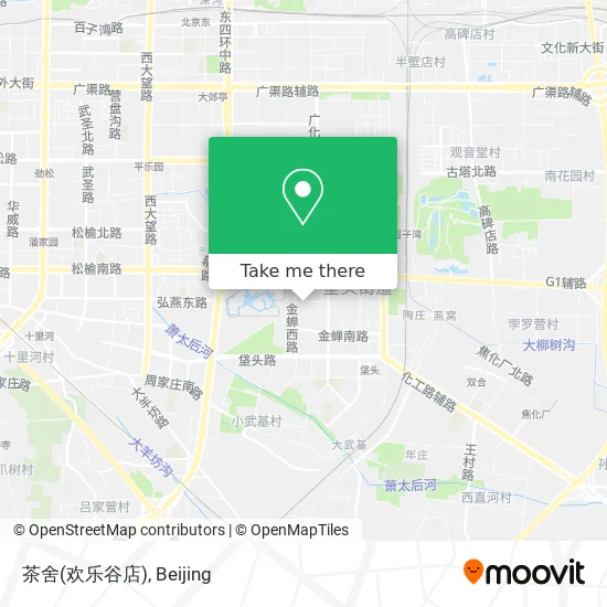 茶舍(欢乐谷店) map