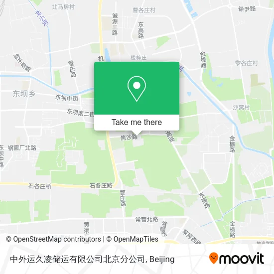 中外运久凌储运有限公司北京分公司 map
