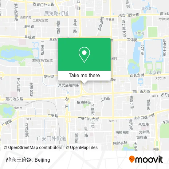 醇亲王府路 map